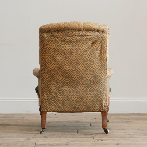 HOWARD AND SONS 'HAMMOND' ARMCHAIR - ADDITIONAL PHOTO 4