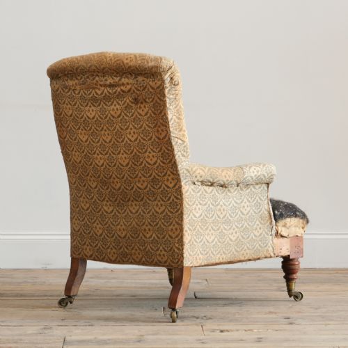 HOWARD AND SONS 'HAMMOND' ARMCHAIR - ADDITIONAL PHOTO 5