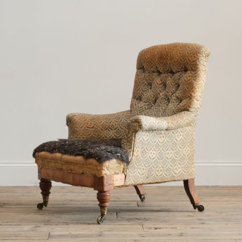 HOWARD AND SONS 'HAMMOND' ARMCHAIR - ADDITIONAL PHOTO 8
