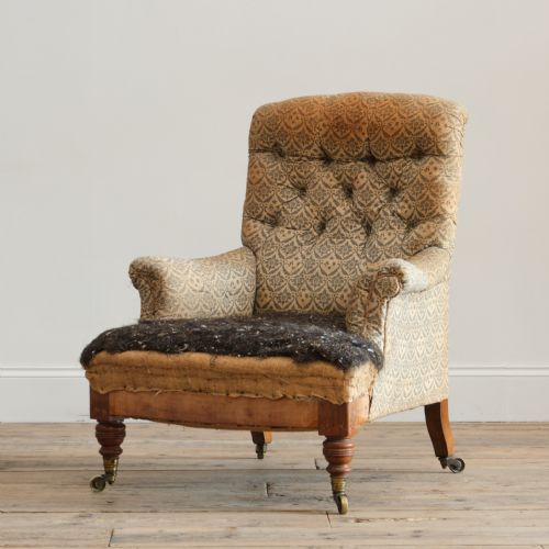 HOWARD AND SONS 'HAMMOND' ARMCHAIR - ADDITIONAL PHOTO 9