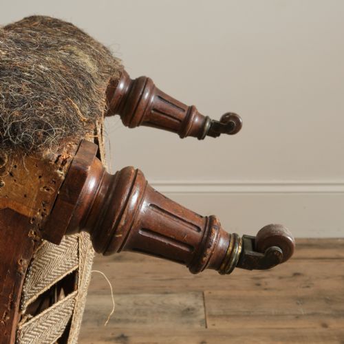 19TH CENTURY HOWARD STYLE OPEN ARMCHAIR - ADDITIONAL PHOTO 9