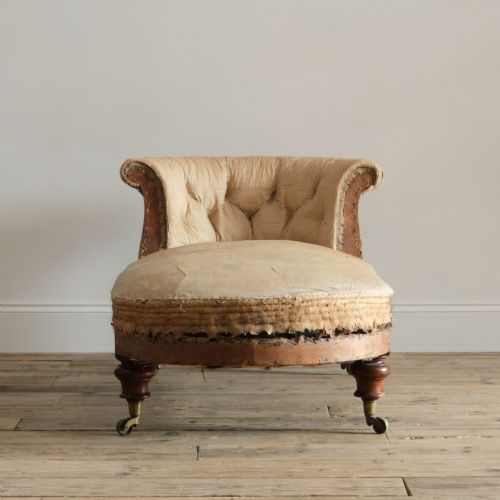 MID 19TH CENTURY BARREL BACK DAYBED - ADDITIONAL PHOTO 6