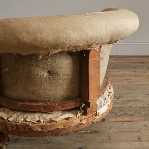 MID 19TH CENTURY BARREL BACK DAYBED - ADDITIONAL PHOTO 8