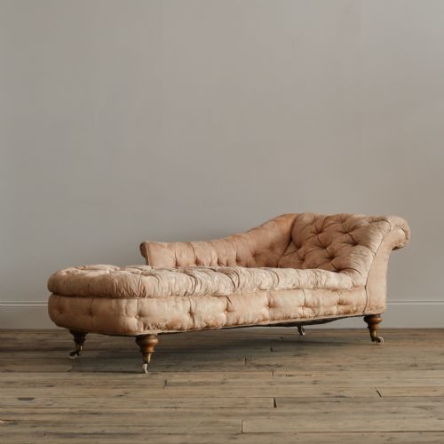 19th century country house chaise longue - CATEGORY: ANTIQUE SOFAS - DATED 1860
