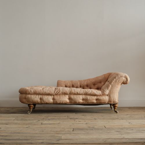 19TH CENTURY COUNTRY HOUSE CHAISE LONGUE - ADDITIONAL PHOTO 3