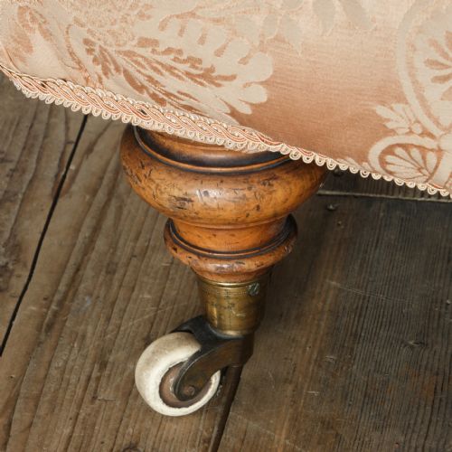 19TH CENTURY COUNTRY HOUSE CHAISE LONGUE - ADDITIONAL PHOTO 5