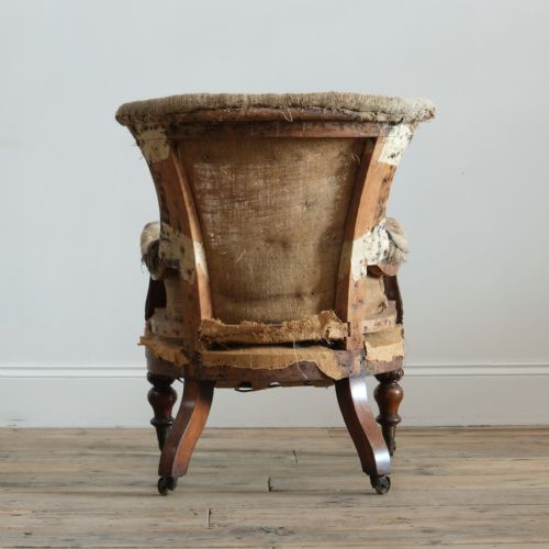 MID 19TH CENTURY COUNTRY HOUSE ARMCHAIR - ADDITIONAL PHOTO 5