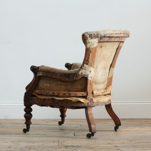 MID 19TH CENTURY COUNTRY HOUSE ARMCHAIR - ADDITIONAL PHOTO 6