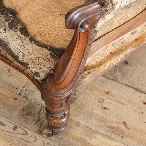 MID 19TH CENTURY COUNTRY HOUSE ARMCHAIR - ADDITIONAL PHOTO 7