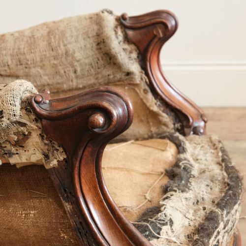 MID 19TH CENTURY COUNTRY HOUSE ARMCHAIR - ADDITIONAL PHOTO 11