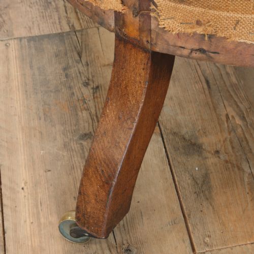 MID 19TH CENTURY COUNTRY HOUSE ARMCHAIR - ADDITIONAL PHOTO 13