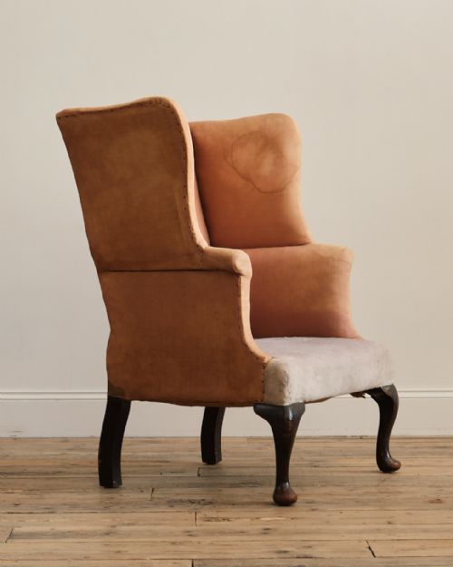 19TH CENTURY COUNTRY HOUSE WINGBACK ARMCHAIR - ADDITIONAL PHOTO 1