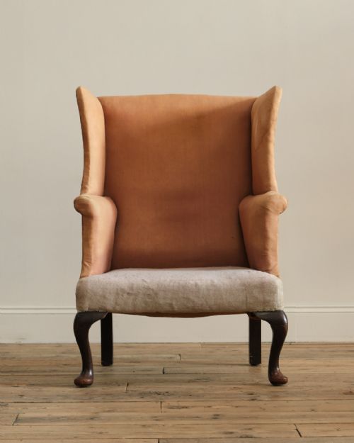 19TH CENTURY COUNTRY HOUSE WINGBACK ARMCHAIR - ADDITIONAL PHOTO 2