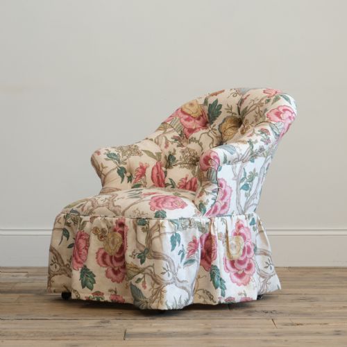 HOLLAND AND SONS TUB ARMCHAIR IN COLFAX FOWLER LINEN - ADDITIONAL PHOTO 8