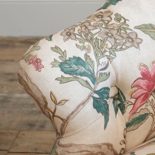 HOLLAND AND SONS TUB ARMCHAIR IN COLFAX FOWLER LINEN - ADDITIONAL PHOTO 10