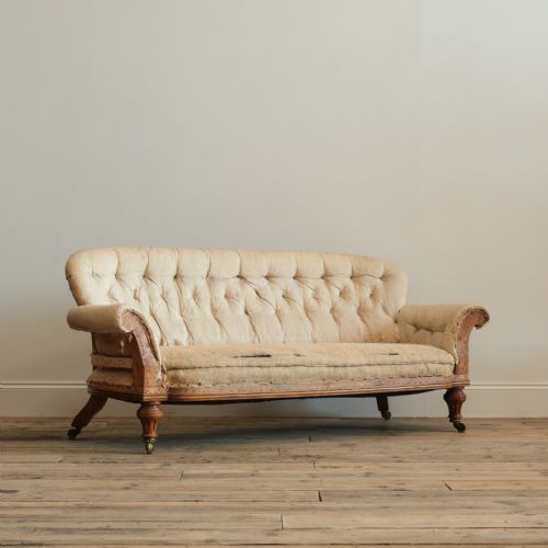 19th century holland sons sofa - CATEGORY: ANTIQUE SOFAS - DATED 1850