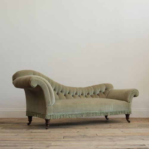 19TH CENTURY SOFA CHAISE BY JUS SHOOLBRED - ADDITIONAL PHOTO 2