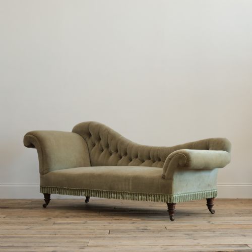19TH CENTURY SOFA CHAISE BY JUS SHOOLBRED - ADDITIONAL PHOTO 5