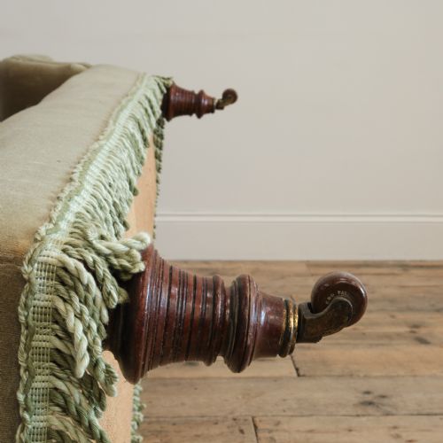 19TH CENTURY SOFA CHAISE BY JUS SHOOLBRED - ADDITIONAL PHOTO 7