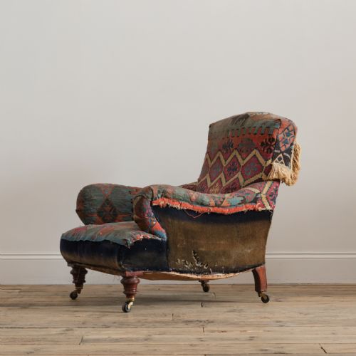 19TH CENTURY HOWARD STYLE ARMCHAIR - ADDITIONAL PHOTO 3