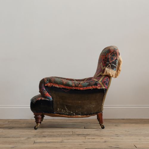 19TH CENTURY HOWARD STYLE ARMCHAIR - ADDITIONAL PHOTO 5
