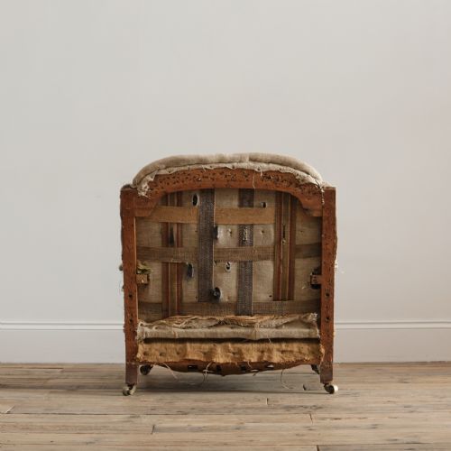 19TH CENTURY OPEN ARMCHAIR BY ROBERTSON COLEMAN - ADDITIONAL PHOTO 4