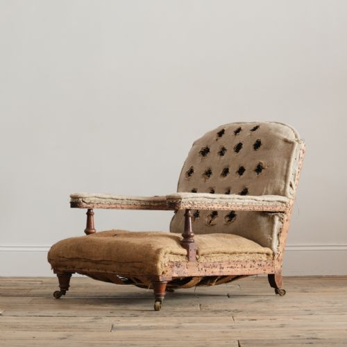 19TH CENTURY OPEN ARMCHAIR BY ROBERTSON COLEMAN - ADDITIONAL PHOTO 5