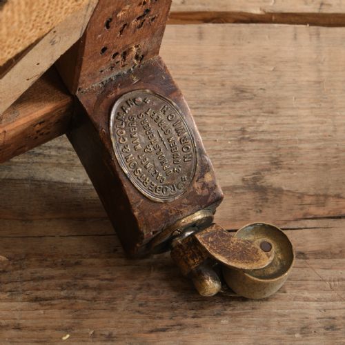 19TH CENTURY OPEN ARMCHAIR BY ROBERTSON COLEMAN - ADDITIONAL PHOTO 9
