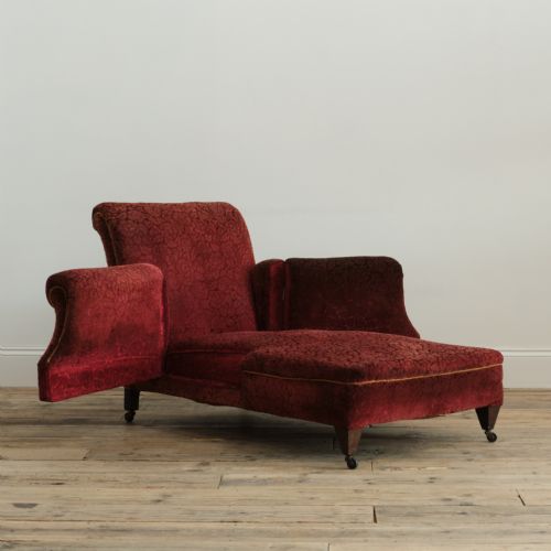 ANTIQUE RECLINING DAYBED - ADDITIONAL PHOTO 4