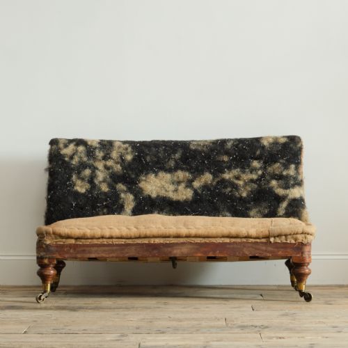 mid 19th century slipper sofa c1860 - CATEGORY: ANTIQUE SOFAS - DATED 1860
