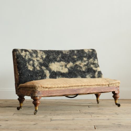 MID 19TH CENTURY SLIPPER SOFA C1860 - ADDITIONAL PHOTO 1