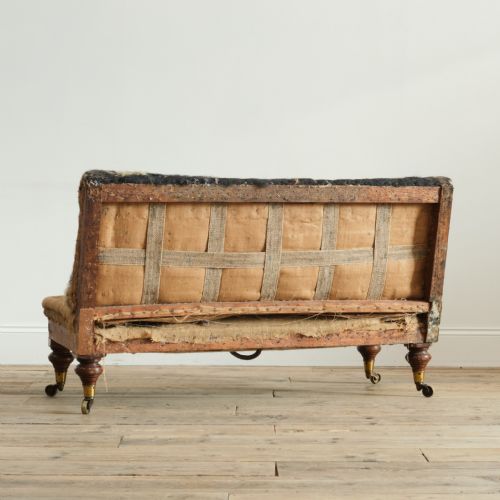 MID 19TH CENTURY SLIPPER SOFA C1860 - ADDITIONAL PHOTO 3