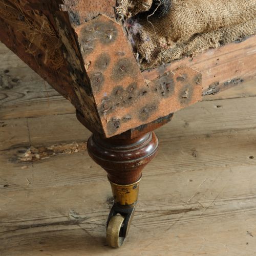 MID 19TH CENTURY SLIPPER SOFA C1860 - ADDITIONAL PHOTO 5