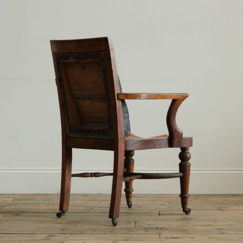 19TH CENTURY DESK CHAIR BY JAMES SHOOLBRED - ADDITIONAL PHOTO 3