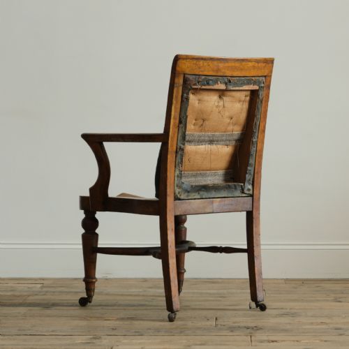 19TH CENTURY DESK CHAIR BY JAMES SHOOLBRED - ADDITIONAL PHOTO 4