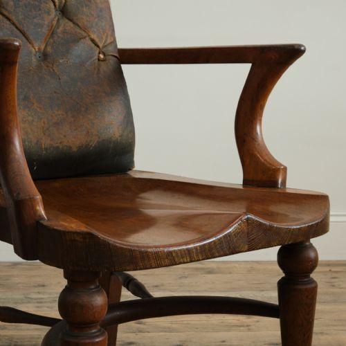 19TH CENTURY DESK CHAIR BY JAMES SHOOLBRED - ADDITIONAL PHOTO 7