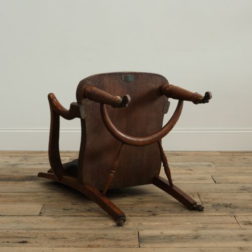 19TH CENTURY DESK CHAIR BY JAMES SHOOLBRED - ADDITIONAL PHOTO 10