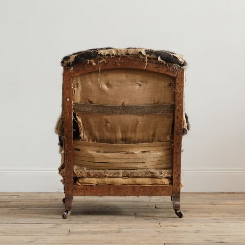 19TH CENTURY HOWARD STYLE GRAFTON ARMCHAIR - ADDITIONAL PHOTO 5