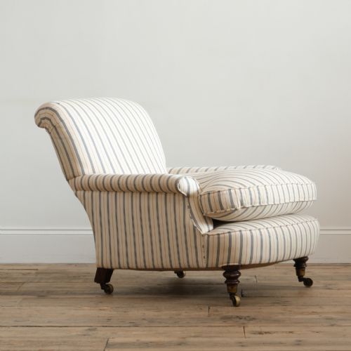 19TH CENTURY HOWARD STYLE CLUB ARMCHAIR C1860 - ADDITIONAL PHOTO 5