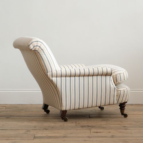19TH CENTURY HOWARD STYLE CLUB ARMCHAIR C1860 - ADDITIONAL PHOTO 6