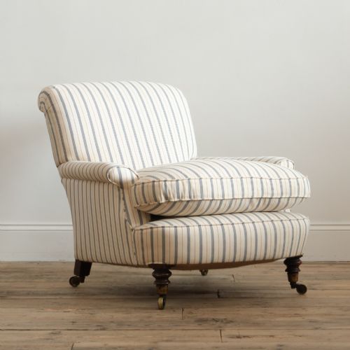 19TH CENTURY HOWARD STYLE CLUB ARMCHAIR C1860 - ADDITIONAL PHOTO 7