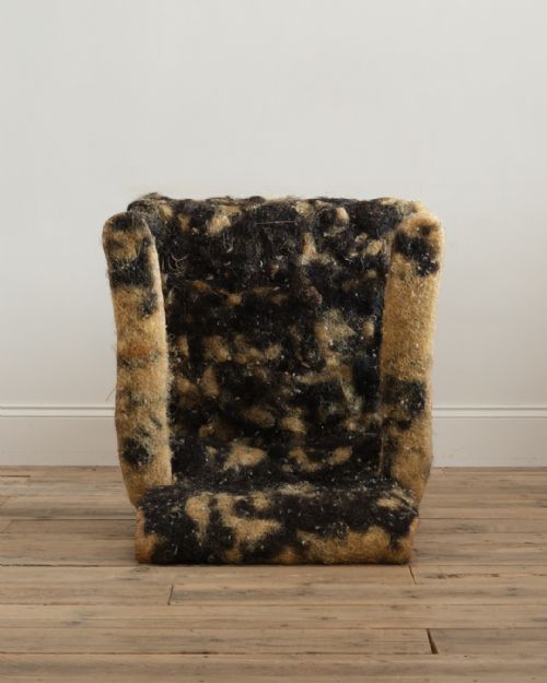 HOWARD AND SONS OPEN ARMCHAIR C1860 - ADDITIONAL PHOTO 9
