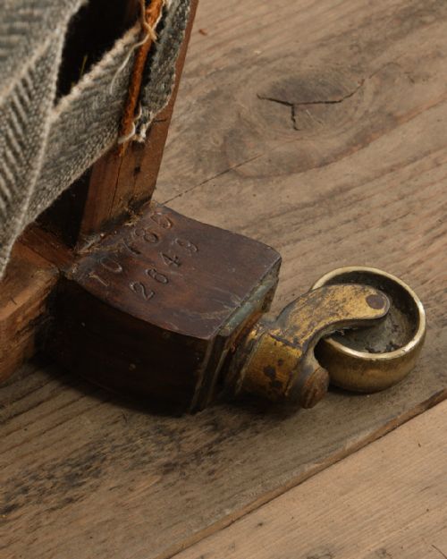 HOWARD AND SONS OPEN ARMCHAIR C1860 - ADDITIONAL PHOTO 10