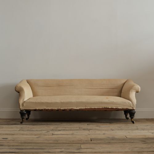 MID 19TH CENTURY COUNTRY HOUSE SOFA - ADDITIONAL PHOTO 2