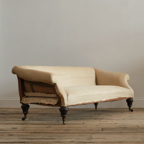 MID 19TH CENTURY COUNTRY HOUSE SOFA - ADDITIONAL PHOTO 3
