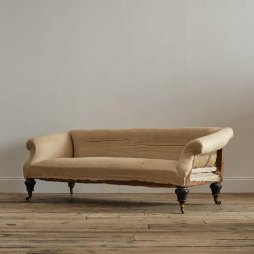 MID 19TH CENTURY COUNTRY HOUSE SOFA - ADDITIONAL PHOTO 6