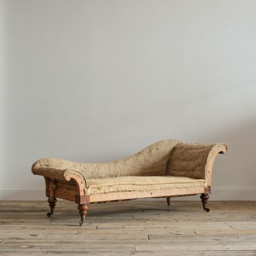 hindley sons sofa chaise longue - CATEGORY: ANTIQUE SOFAS - DATED 1860