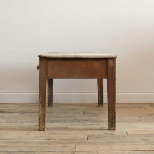 GEORGIAN PINE SCULLERY TABLE IN ORIGINAL PAINT - ADDITIONAL PHOTO 7