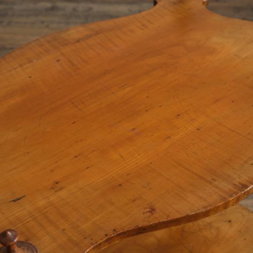 19TH CENTURY SATIN BIRCH 3 TIER WHATNOT - ADDITIONAL PHOTO 2