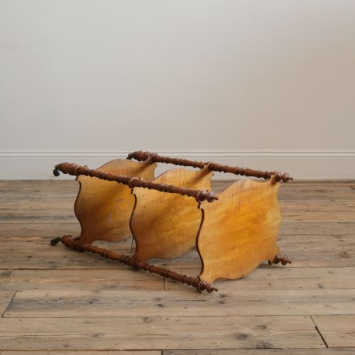 19TH CENTURY SATIN BIRCH 3 TIER WHATNOT - ADDITIONAL PHOTO 4